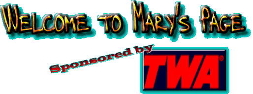 Welcome to Mary's Page